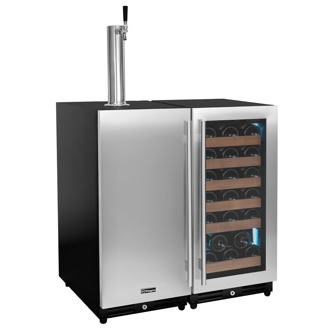VINELOR FlexCount collection | Cave à vin & tirage bière encastrable 1 zone - modèle VS15-1WK-L - vue principale