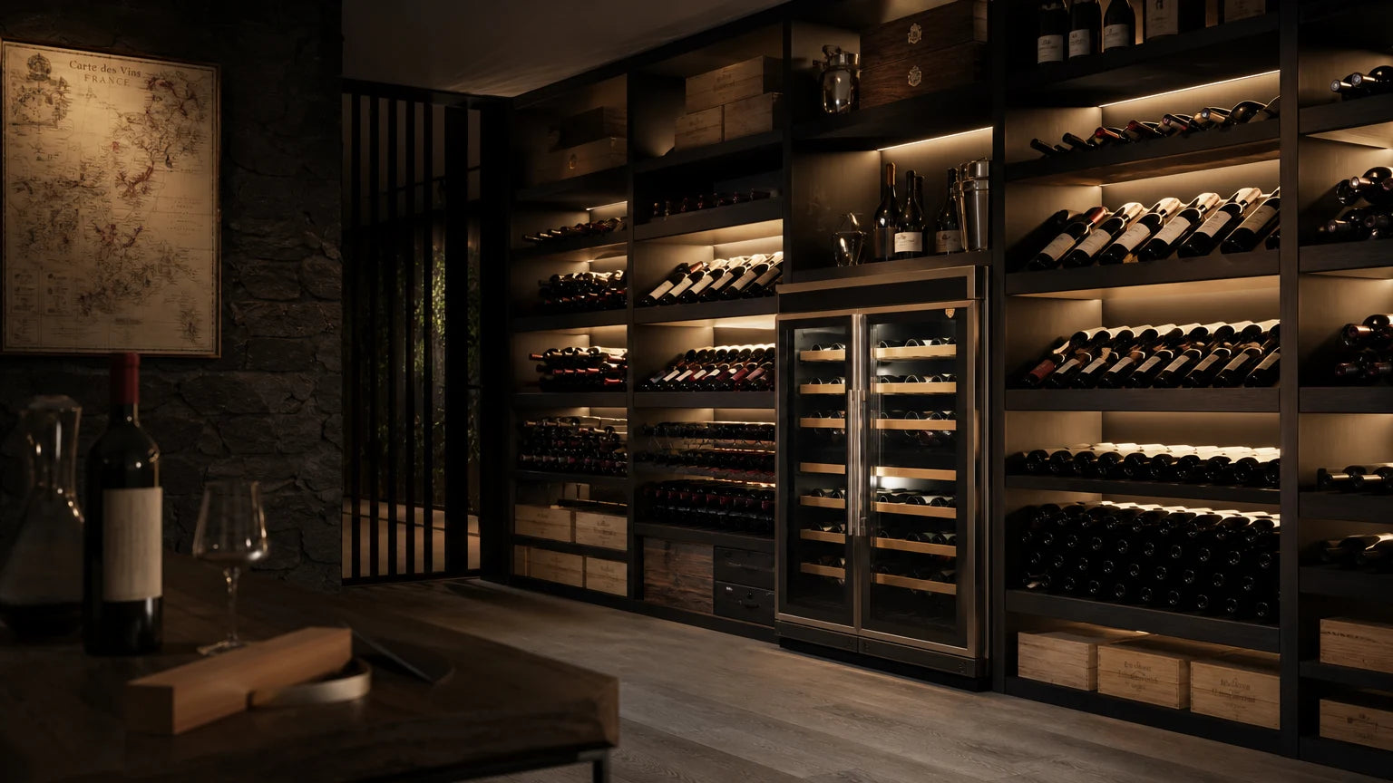 Vos grands vins méritent une vraie cave